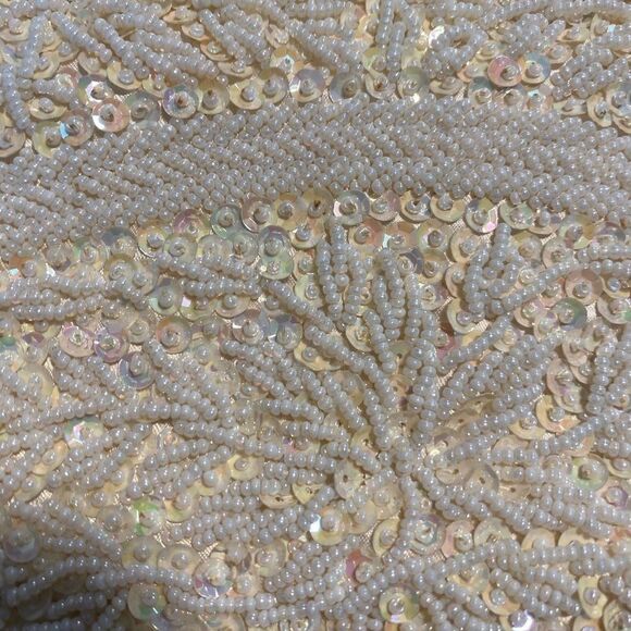 Gorgeous vntg Emson Marca white beaded cocktail - Picture 12 of 12